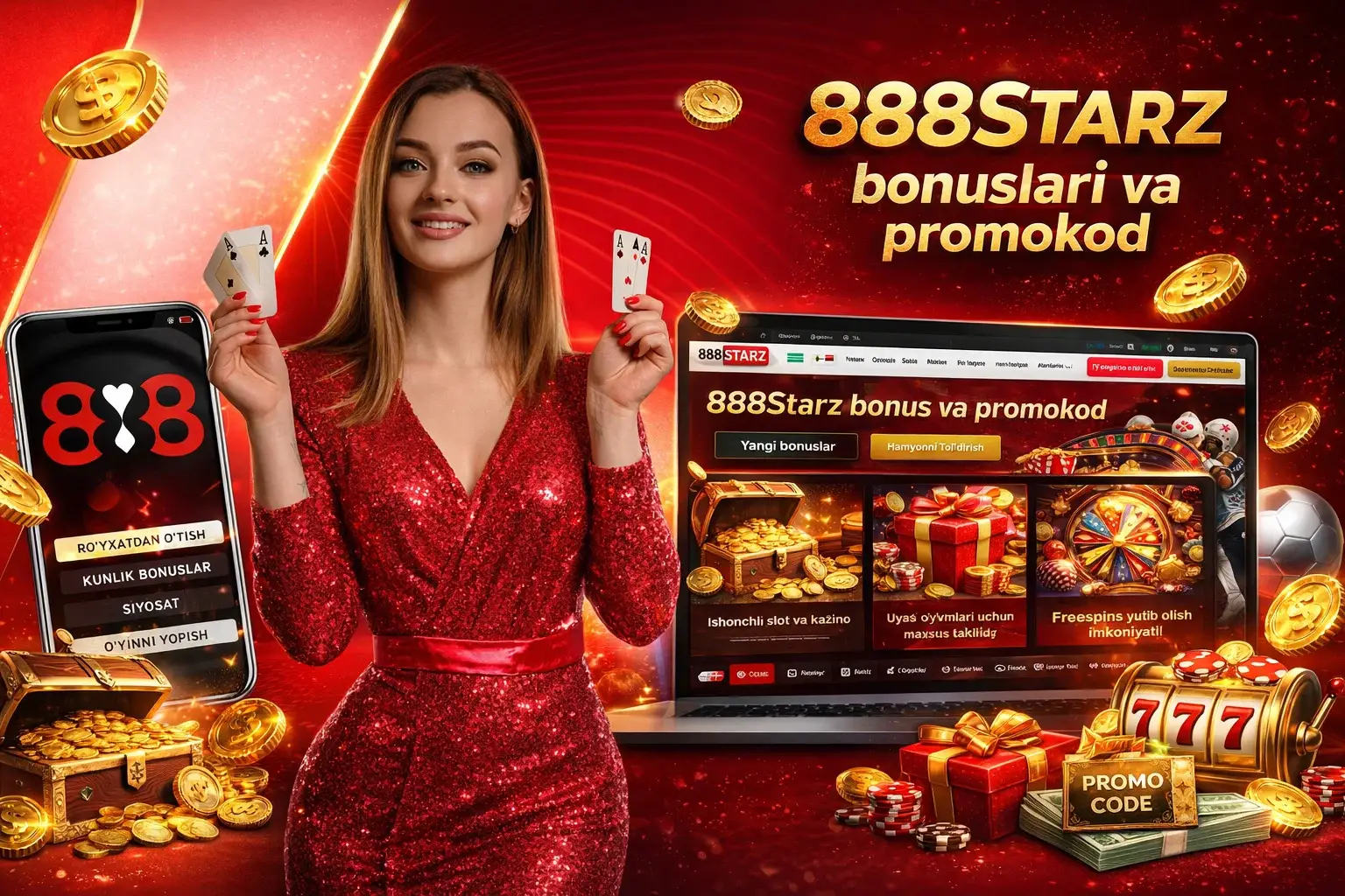 888Starz bonuslari va promokod