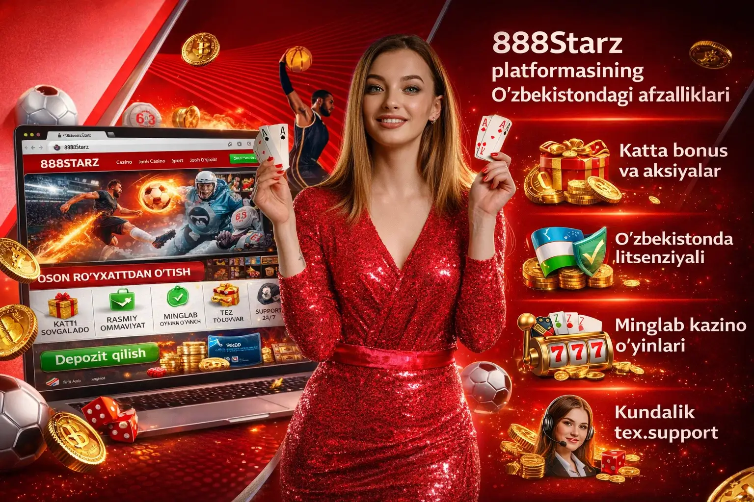 888Starz platformasining O‘zbekistondagi afzalliklari